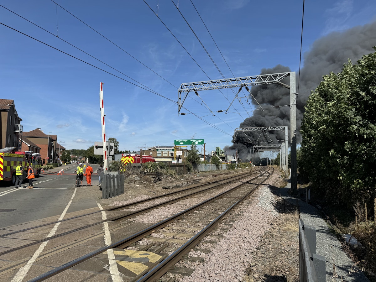 A huge fire at Sackers in Great Blakenham, Ipswich